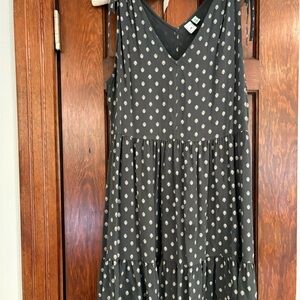 Elegant Grey pattern Mini Dress